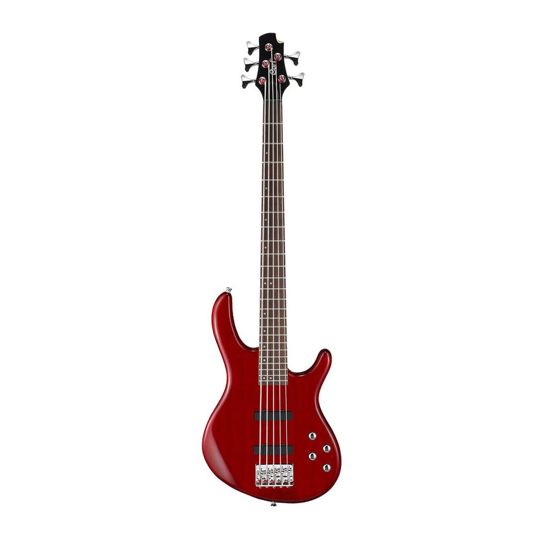 Cort Action Bass V Plus Bass Guitar (Red)